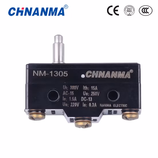Nm-13 Serie 3A-16A 250VAC Micro interruptor pulsador